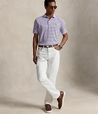 Polo Ralph Lauren Classic Fit Striped Soft Cotton Short Sleeve Polo Shirt