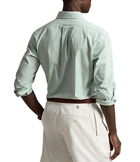 Polo Ralph Lauren Classic Fit Striped Stretch Poplin Long Sleeve Woven Shirt