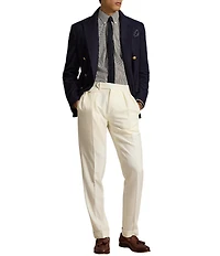 Polo Ralph Lauren Classic Fit Striped Stretch Poplin Long Sleeve Woven Shirt