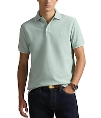 Polo Ralph Lauren Classic Fit Striped Tipped Stretch Mesh Short Sleeve Polo Shirt