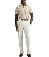 Polo Ralph Lauren Classic Fit Striped Tipped Stretch Mesh Short Sleeve Polo Shirt