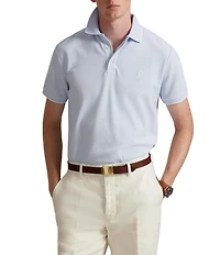 Polo Ralph Lauren Classic Fit Striped Tipped Stretch Mesh Short Sleeve Polo Shirt