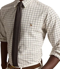 Polo Ralph Lauren Classic Fit Tattersall Oxford Long Sleeve Woven Shirt