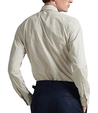 Polo Ralph Lauren Classic Fit Tattersall Stretch Poplin Long Sleeve Woven Shirt