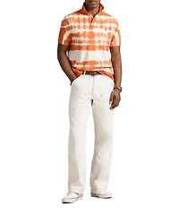 Polo Ralph Lauren Classic Fit Tie-Dye Mesh Short Sleeve Polo Shirt