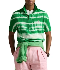 Polo Ralph Lauren Classic Fit Tie-Dye Mesh Short Sleeve Polo Shirt