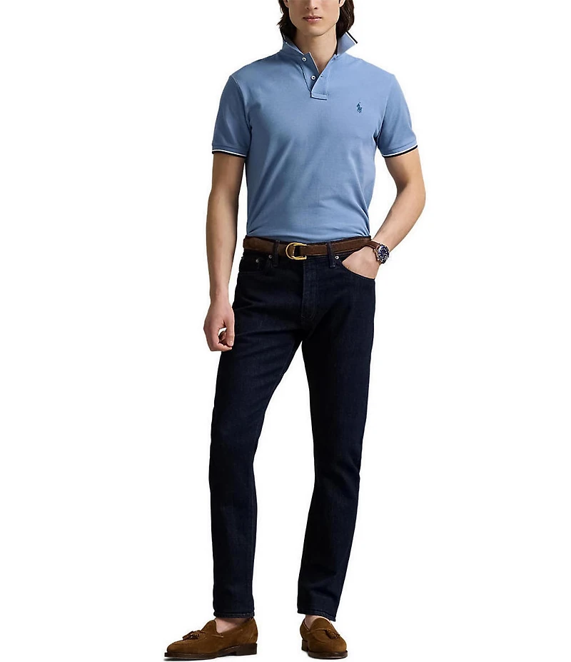 Polo Ralph Lauren Classic Fit Tipped Mesh Short Sleeve Polo Shirt