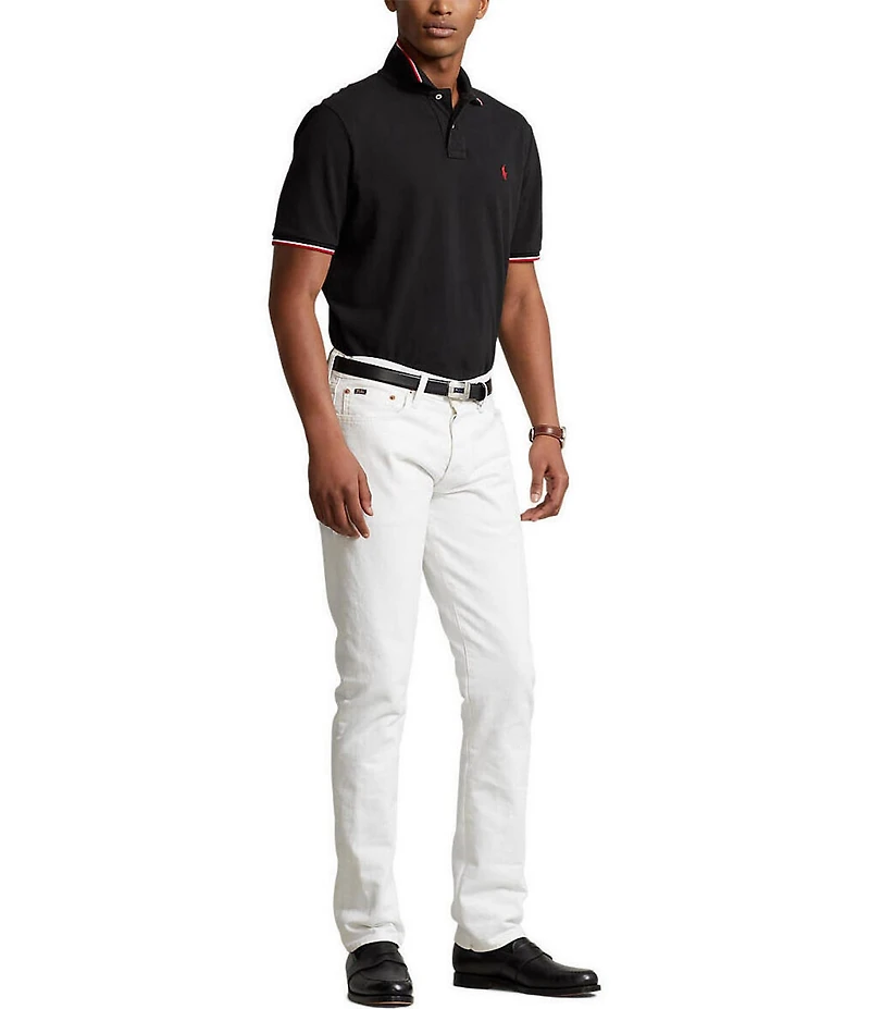 Polo Ralph Lauren Classic Fit Tipped Mesh Short Sleeve Polo Shirt