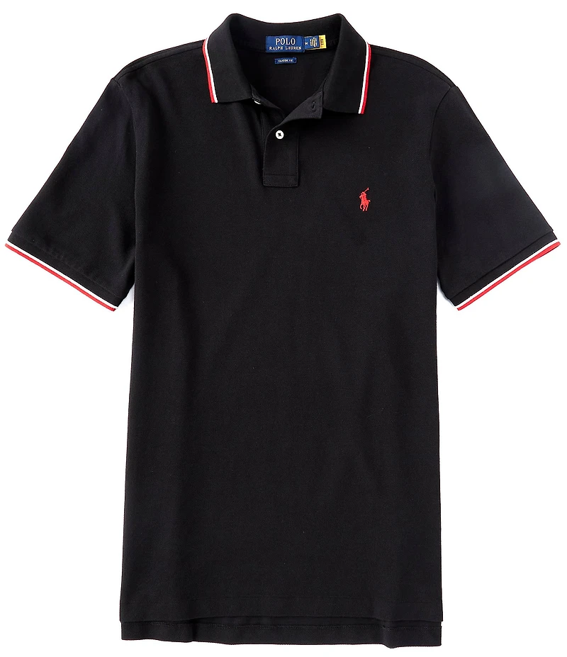 Polo Ralph Lauren Classic Fit Tipped Mesh Short Sleeve Polo Shirt