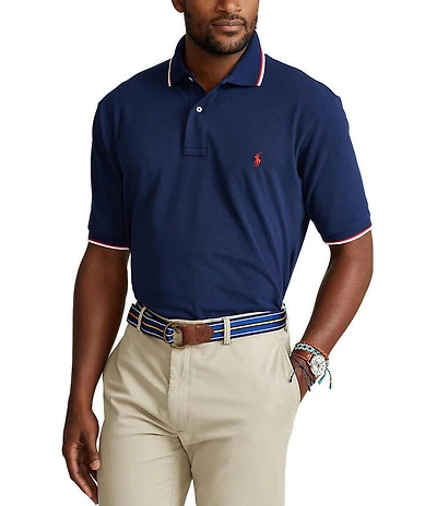 Polo Ralph Lauren Classic Fit Tipped Mesh Short Sleeve Polo Shirt