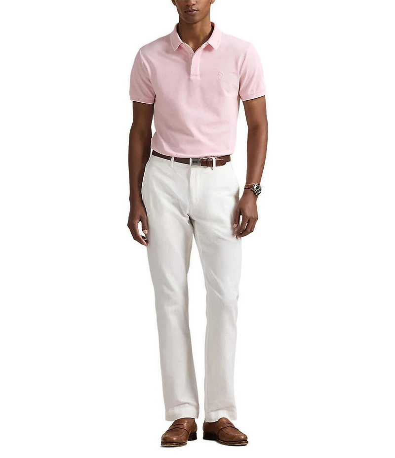 Polo Ralph Lauren Classic Fit Tipped Stretch Mesh Short Sleeve Polo Shirt