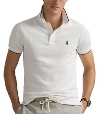 Polo Ralph Lauren Classic Fit Tipped Stretch Mesh Short Sleeve Polo Shirt