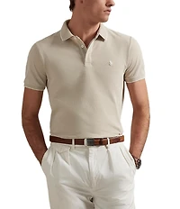 Polo Ralph Lauren Classic Fit Tipped Stretch Mesh Short Sleeve Polo Shirt