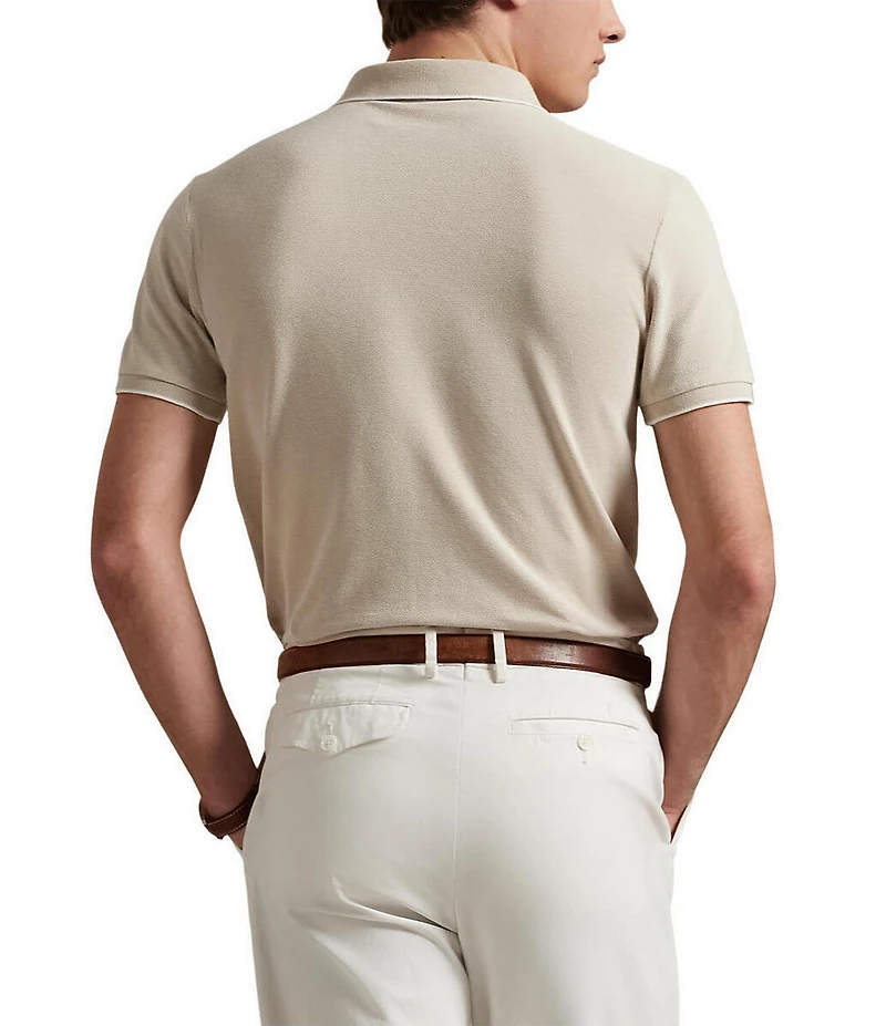 Polo Ralph Lauren Classic Fit Tipped Stretch Mesh Short Sleeve Polo Shirt