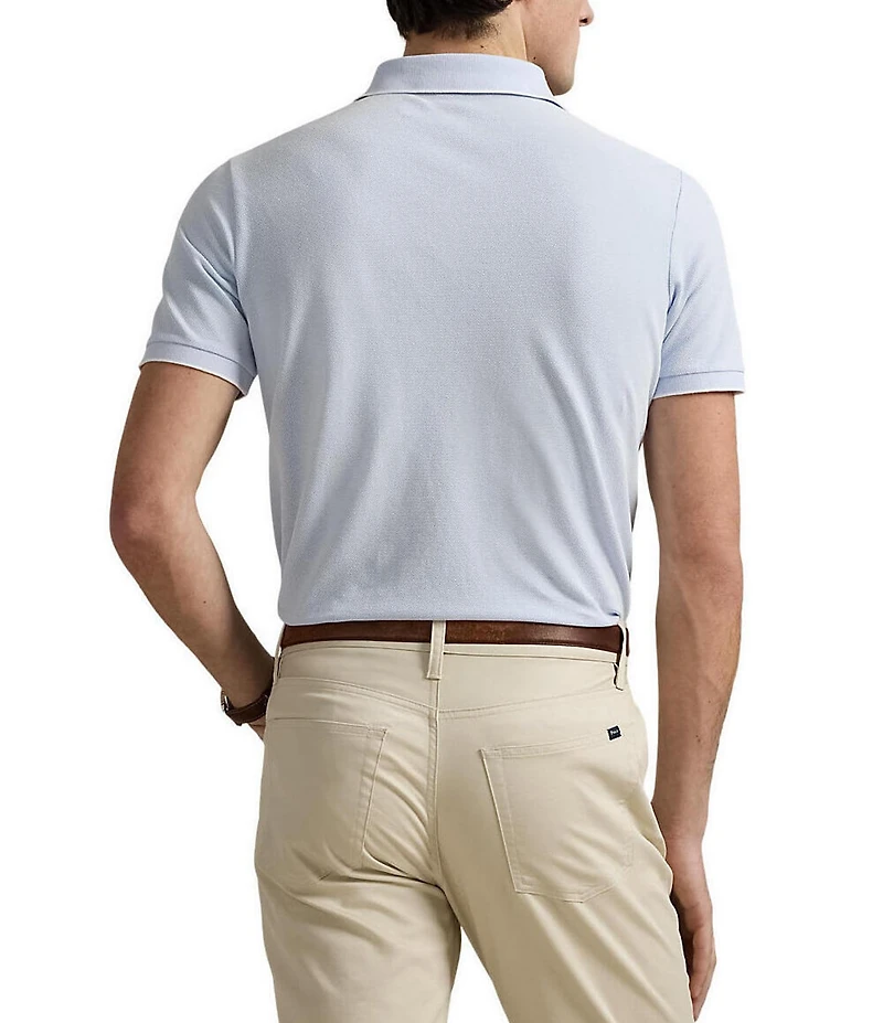 Polo Ralph Lauren Classic Fit Tipped Stretch Mesh Short Sleeve Polo Shirt