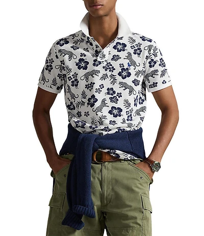 Polo Ralph Lauren Classic Fit Tropical Mesh Short Sleeve Polo Shirt