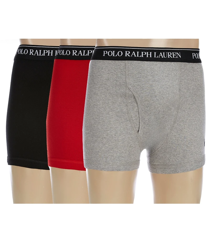 Polo Ralph Lauren Classic Fit Assorted Boxer Briefs 3-Pack