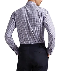 Polo Ralph Lauren Classic Fit Twill Mini Plaid Performance Stretch Long Sleeve Woven Shirt