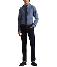 Polo Ralph Lauren Classic Fit Twill Plaid Performance Stretch Long Sleeve Woven Shirt