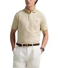 Polo Ralph Lauren Classic Houndstooth Jersey Short Sleeve Polo Shirt