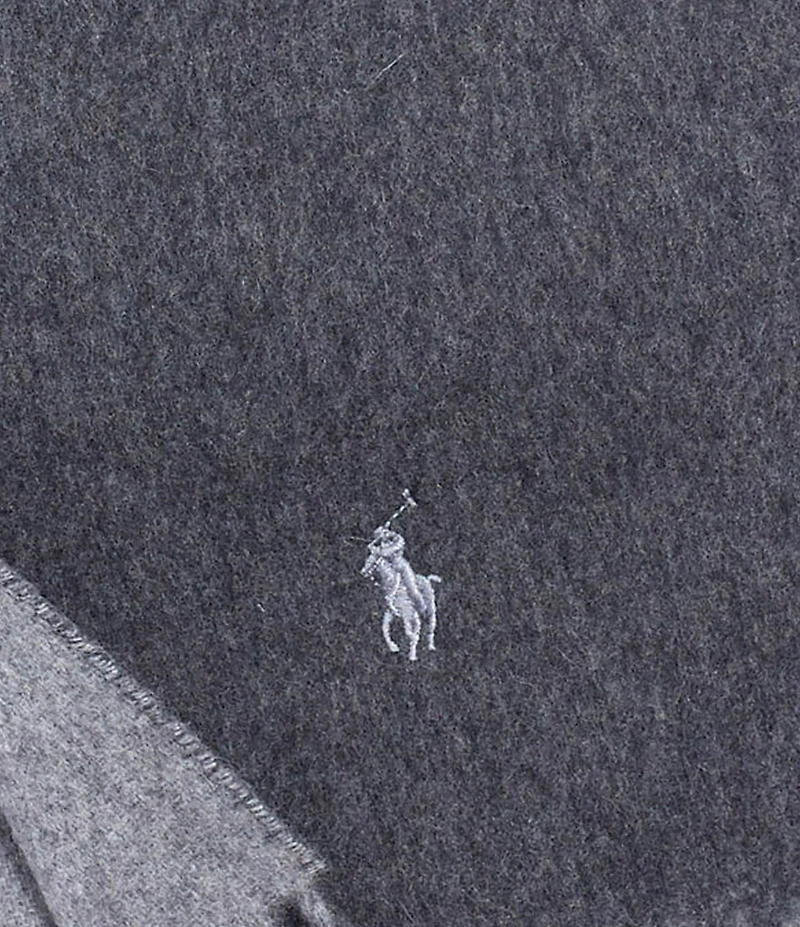 Polo Ralph Lauren Classic Reversible Wool Blend Scarf