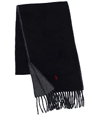 Polo Ralph Lauren Classic Reversible Wool Blend Scarf