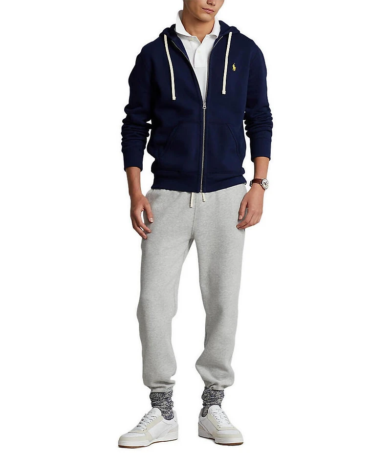 Polo Ralph Lauren Classic Solid Full Front Zip Fleece Hoodie