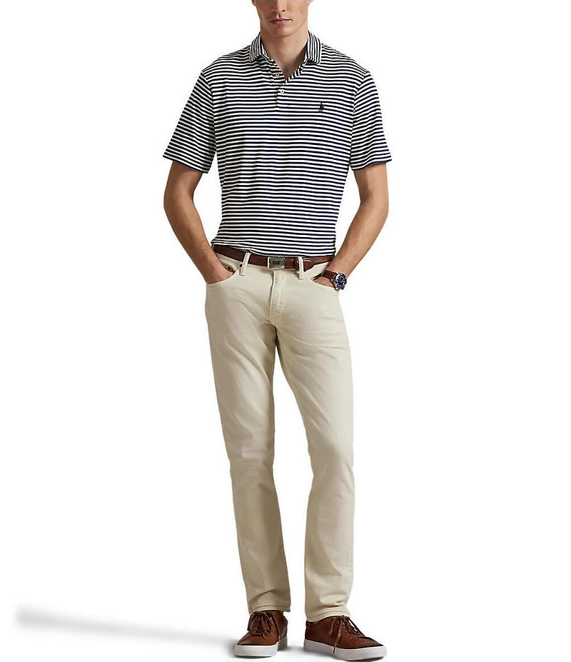 Polo Ralph Lauren Classic Striped Soft Cotton Short Sleeve Polo Shirt