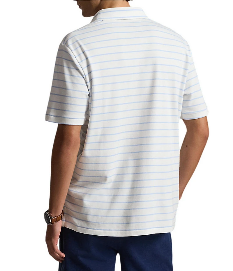 Polo Ralph Lauren Classic Striped Soft Cotton Short Sleeve Polo Shirt