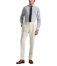 Polo Ralph Lauren Classic Tattersall Stretch Poplin Long Sleeve Woven Shirt