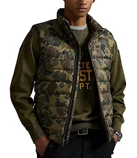 Polo Ralph Lauren Colden Camo Print Packable Vest