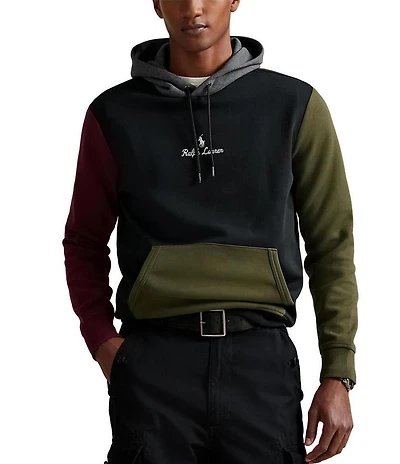 Polo Ralph Lauren Color Block Double-Knit Hoodie