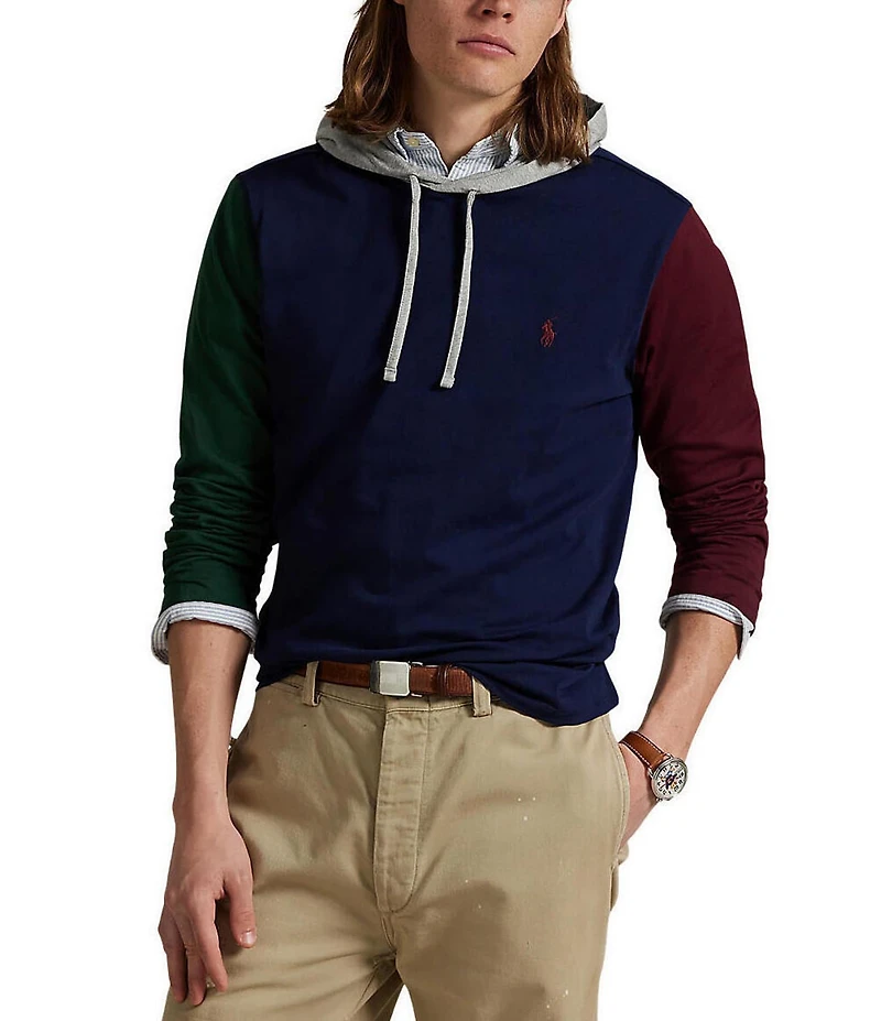 Polo Ralph Lauren Color Block Hoodie T-Shirt Liberty Center