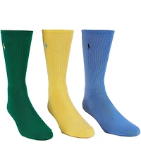 Polo Ralph Lauren Cushioned Rib Crew Socks 3-Pack