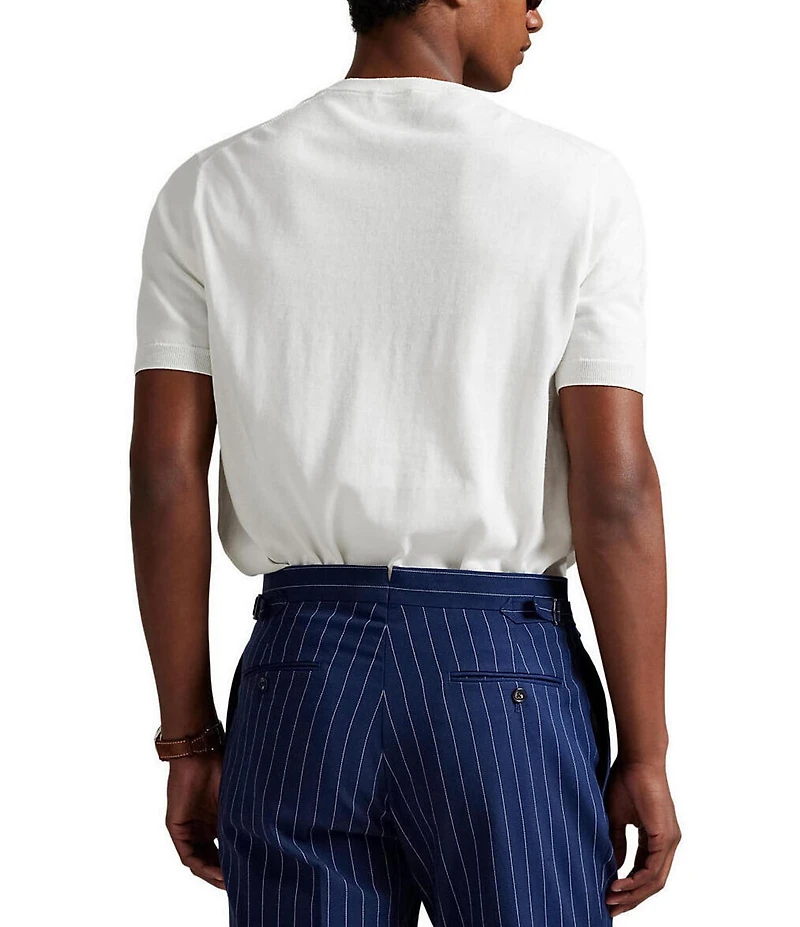 Polo Ralph Lauren Cotton Crewneck Short Sleeve Sweater