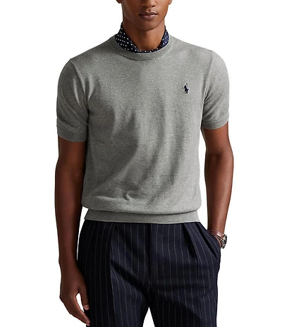 Polo Ralph Lauren Cotton Crewneck Short Sleeve Sweater