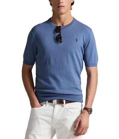 Polo Ralph Lauren Cotton Crewneck Short Sleeve Sweater
