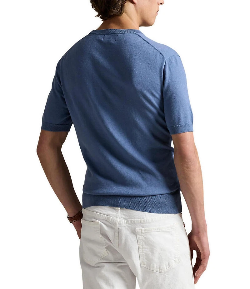 Polo Ralph Lauren Cotton Crewneck Short Sleeve Sweater