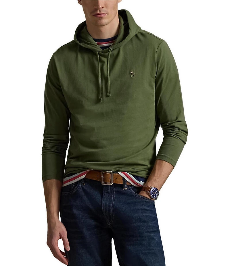 Polo Ralph Lauren Cotton Jersey Long Sleeve Hoodie
