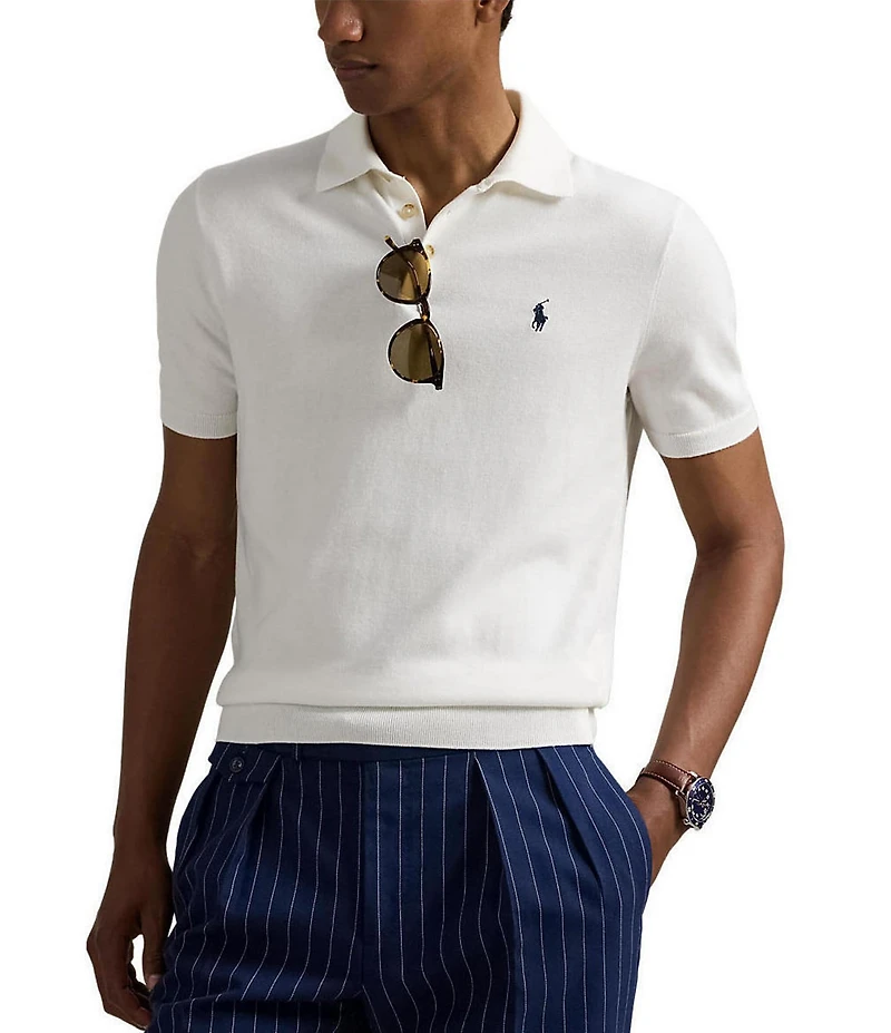 Polo Ralph Lauren Cotton Polo-Collar Sweater
