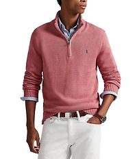 Polo Ralph Lauren Cotton Shaker Half-Zip Sweater
