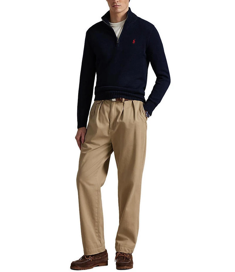 Polo Ralph Lauren Cotton Shaker Half-Zip Sweater