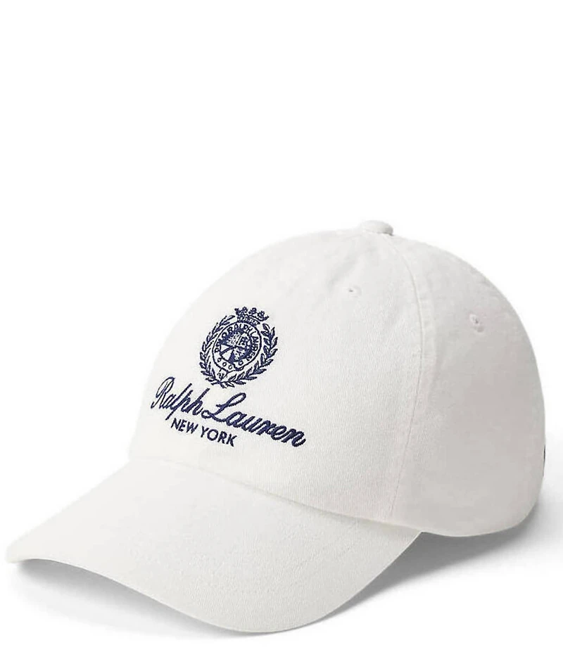 Polo Ralph Lauren Crest-Embroidered Twill Ball Cap