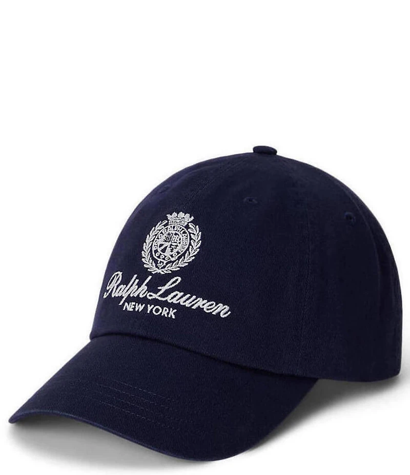 Polo Ralph Lauren Crest-Embroidered Twill Ball Cap