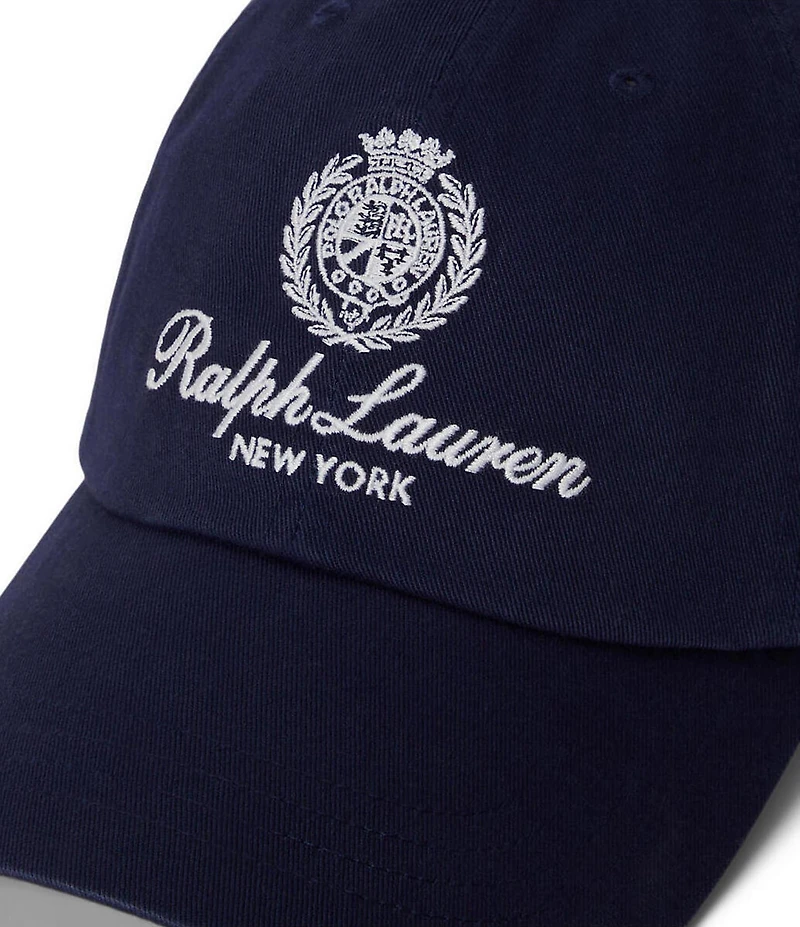 Polo Ralph Lauren Crest-Embroidered Twill Ball Cap