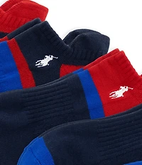 Polo Ralph Lauren Crest Sash Low Cut Socks 6-Pack
