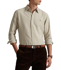 Polo Ralph Lauren Gingham Oxford Long Sleeve Woven Shirt