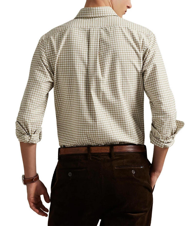 Polo Ralph Lauren Gingham Oxford Long Sleeve Woven Shirt