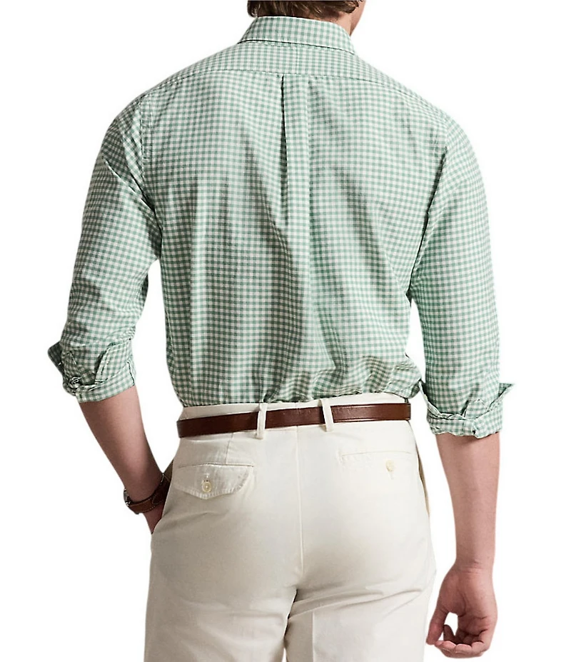 Polo Ralph Lauren Gingham Oxford Long Sleeve Woven Shirt