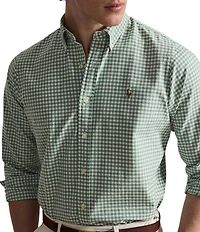 Polo Ralph Lauren Gingham Oxford Long Sleeve Woven Shirt